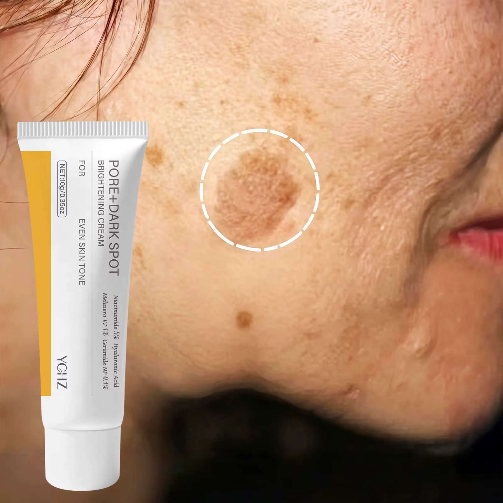 Crème éclaircissante et raffermissante pour le visage