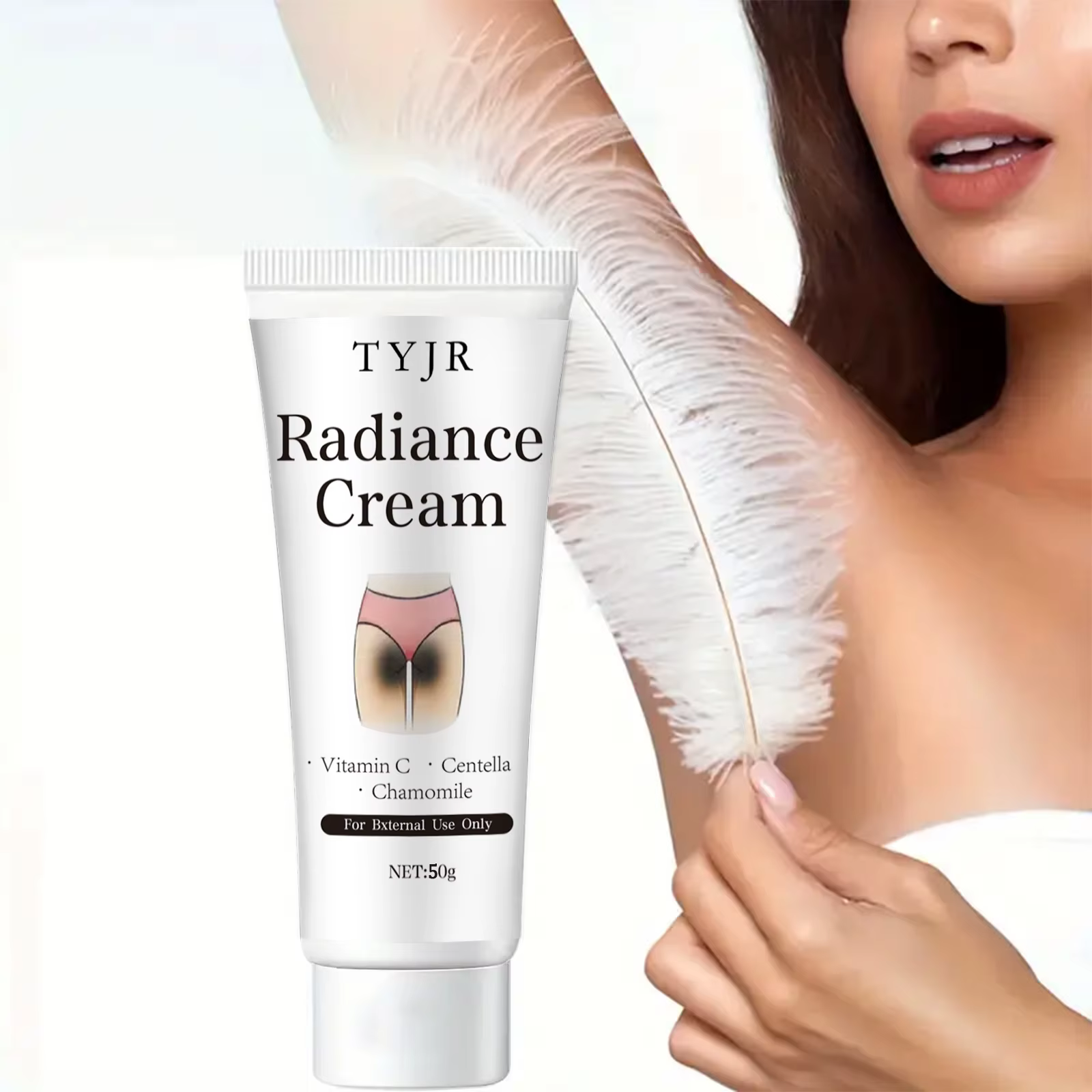 La crème blanche-neige contient Niacinamide et Centella Asiatica
