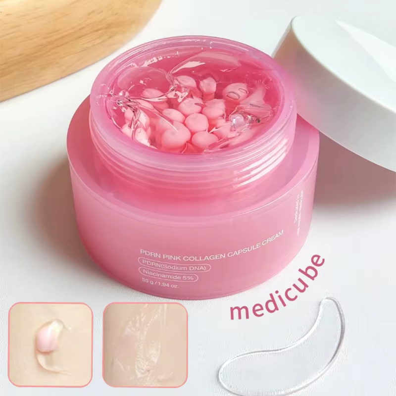 Crème coréenne en capsules de collagène rose PDRN