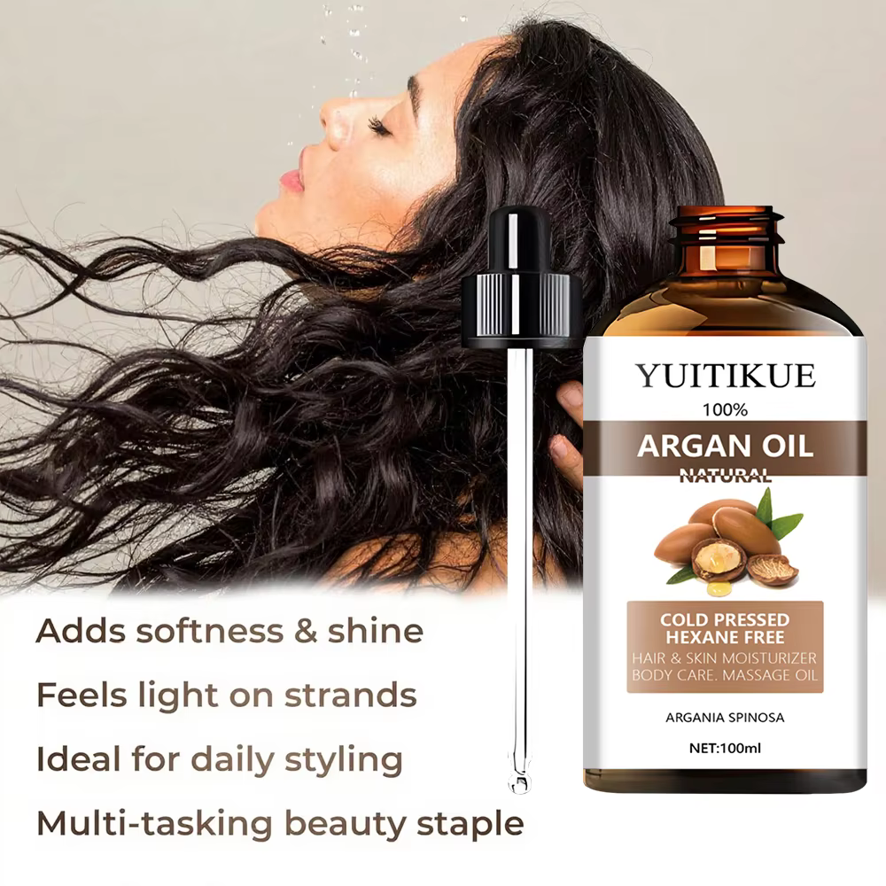 Huile d'argan marocaine 100 % pure