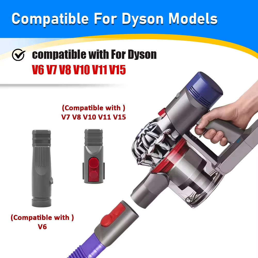 Tuyau de nettoyage de ventilation pour sèche-linge Dyson V6 V7 V8 V10 V11 V15, accessoires pour aspirateur, dissolvant de peluches, tuyau d'aspiration, outil de fente Flexible