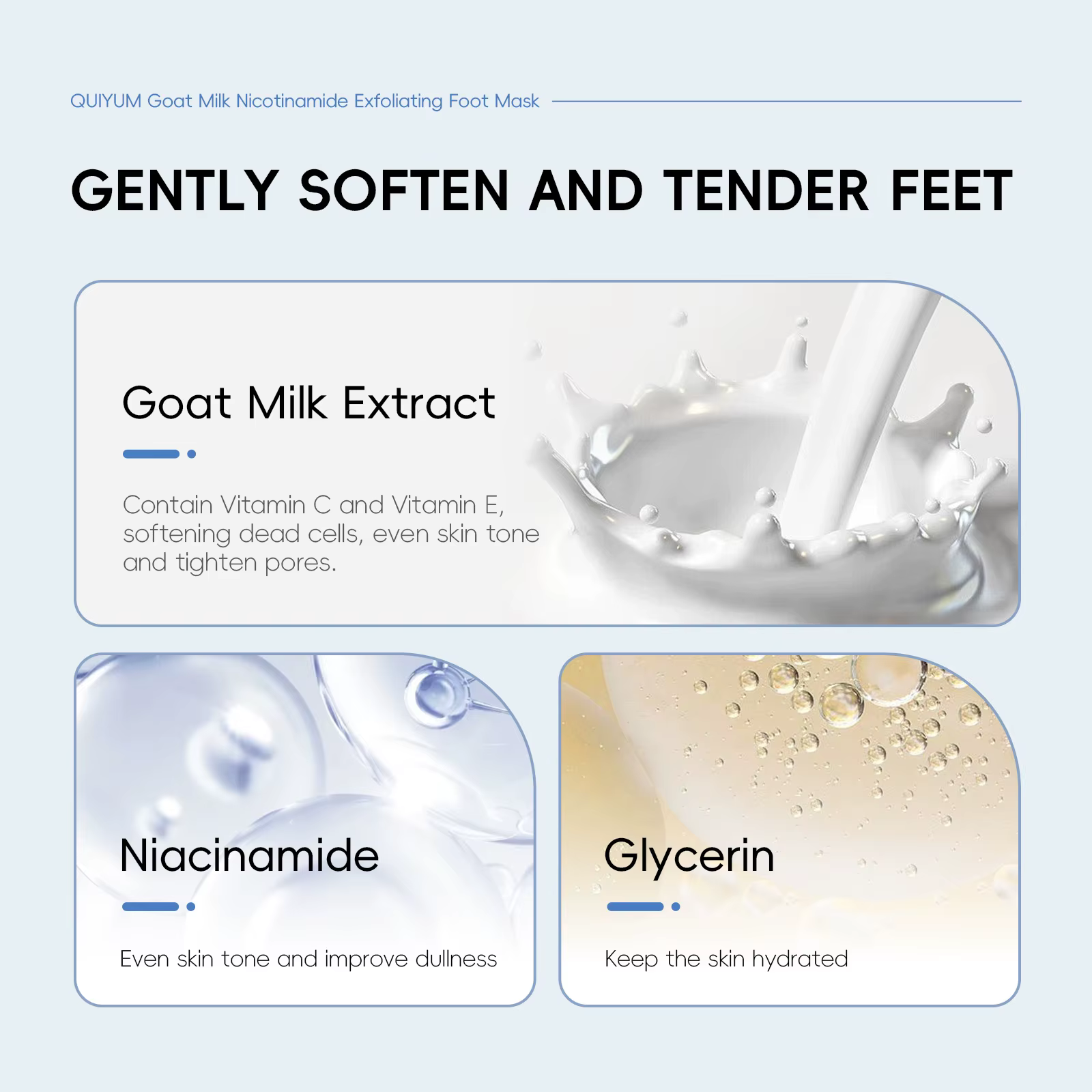 Masque exfoliant pour les pieds