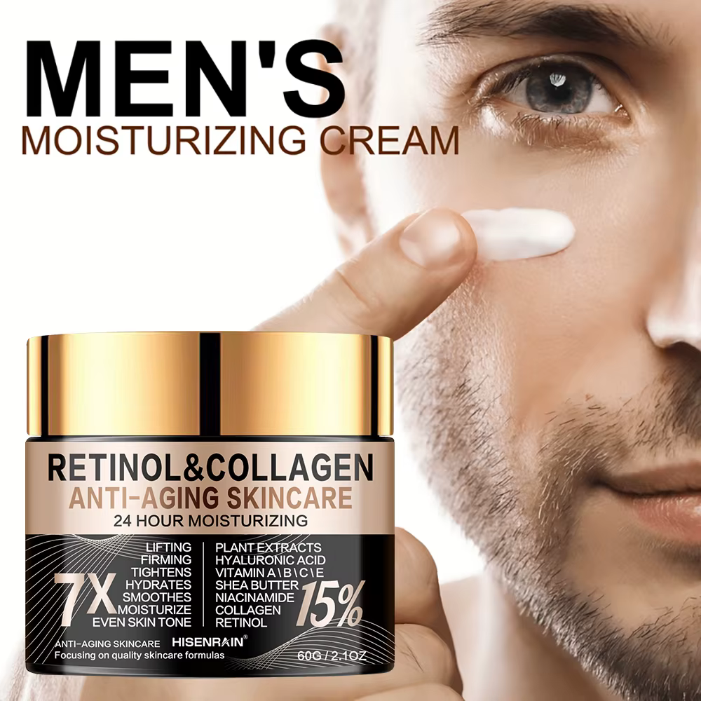 Crème visage au collagène au rétinol HISENRAIN – Hydratant intense anti-âge