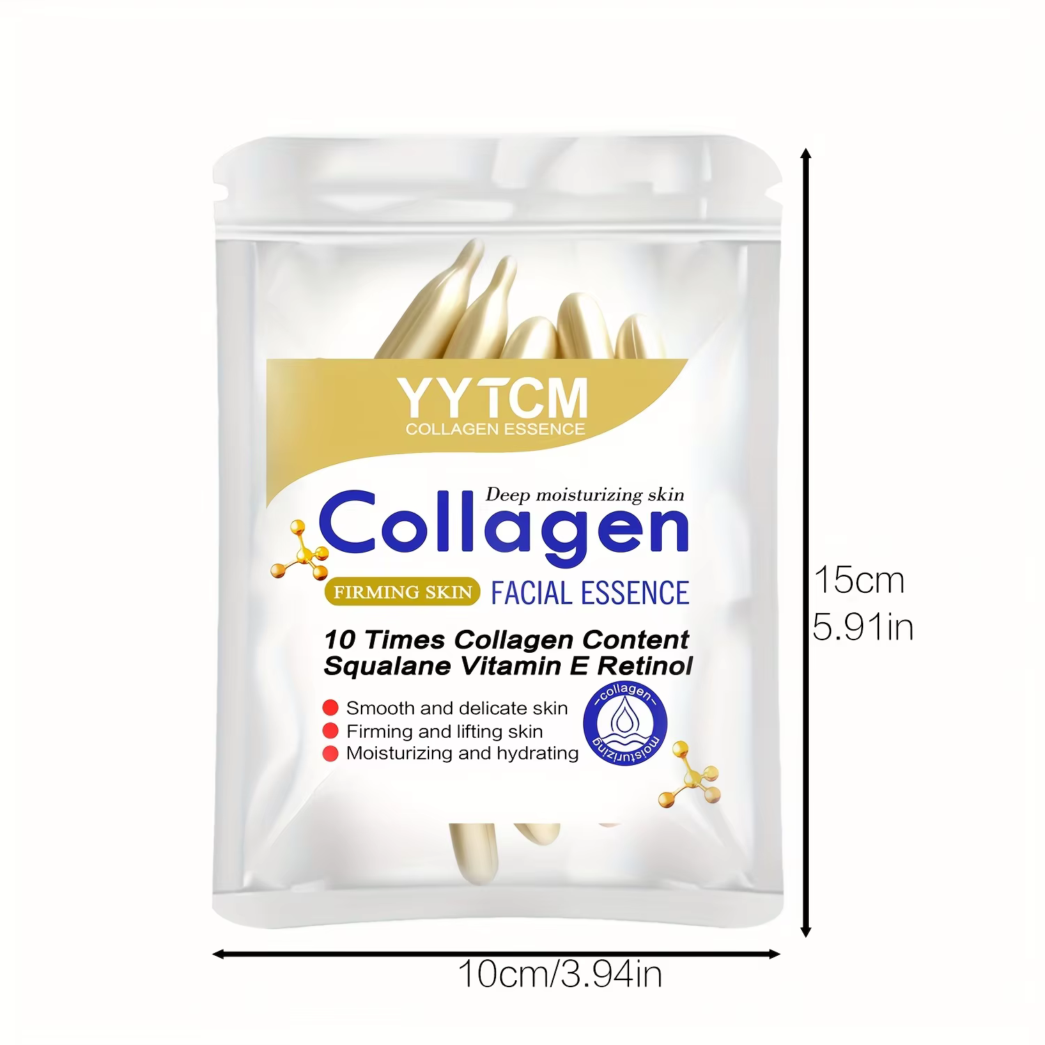 Essence raffermissante au collagène en capsules