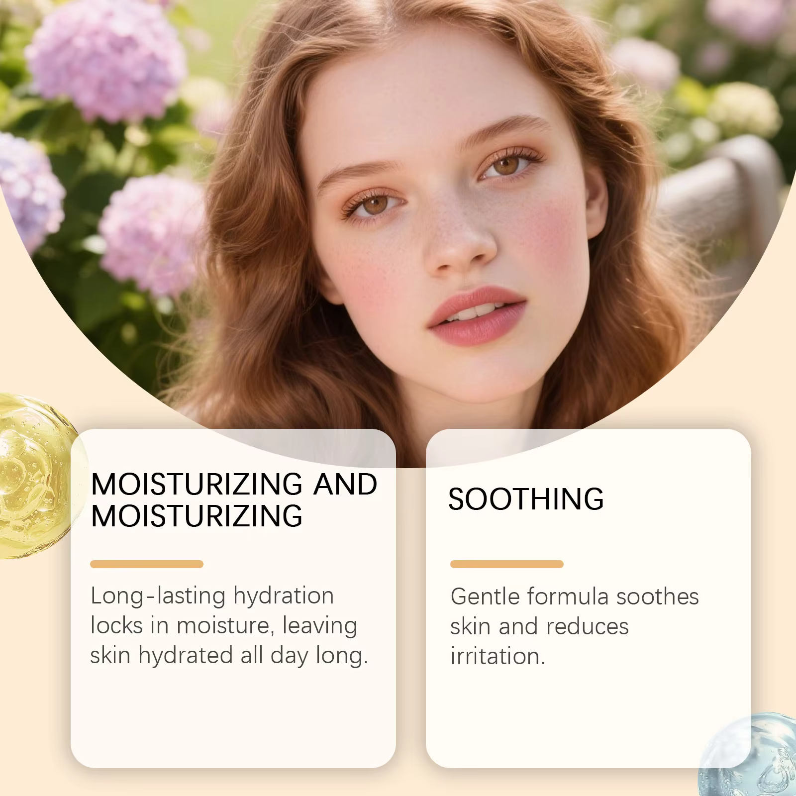 Crème Éclaircissante Vitamine Hydratante Raffermissante Éclatante Lissante Réparatrice Stabilisatrice