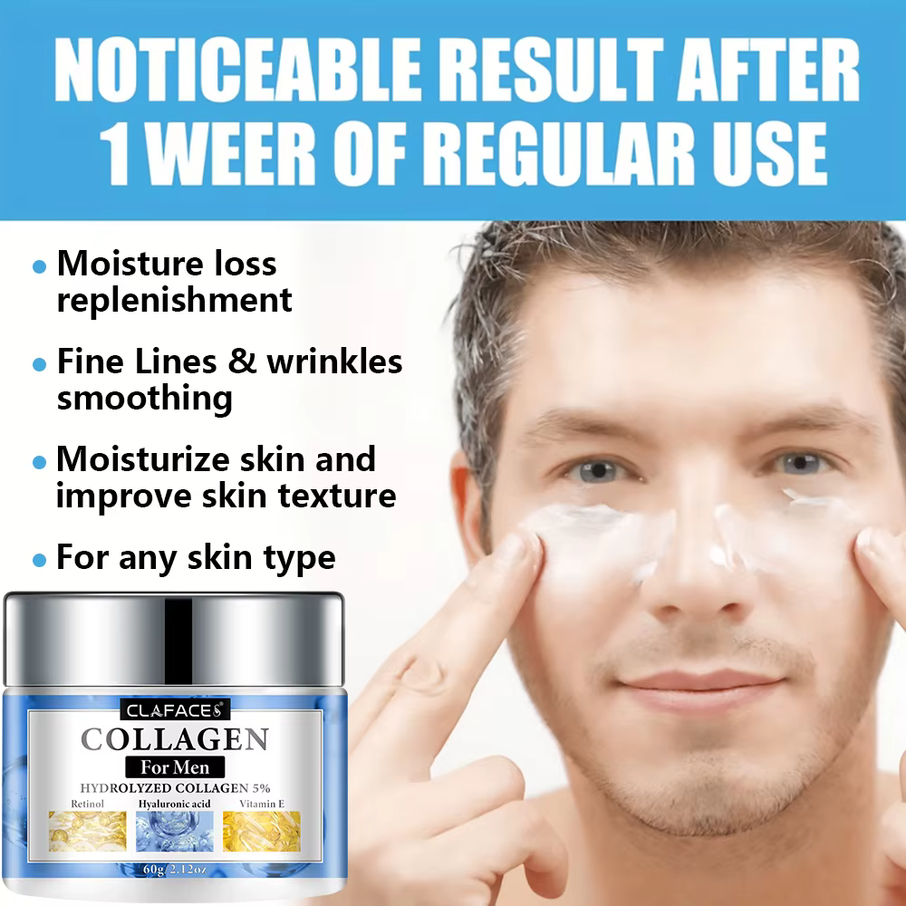 Rétinol Anti-âge crème pour le visage hydratant dissolvant de rides collagène acide hyaluronique crèmes soins de la peau cosmétique 30 & 60ML