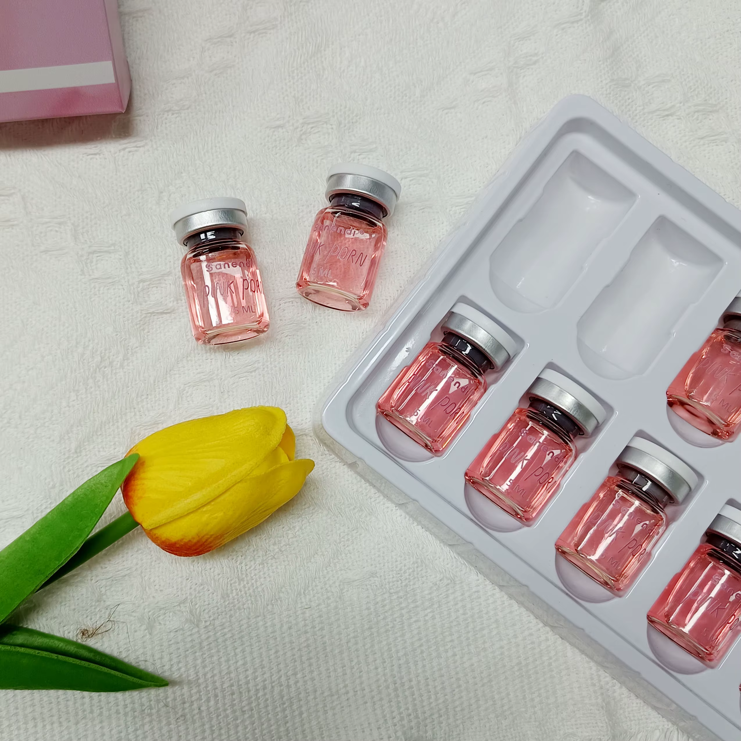 Sérum Der.pen SANENDI Rose Pink PDRN Soin Visage ADN de Saumon Peptide Booster Cutané pour Femme Beauté 2026 Nouvelle Gamme Coréenne de Soins de la Peau