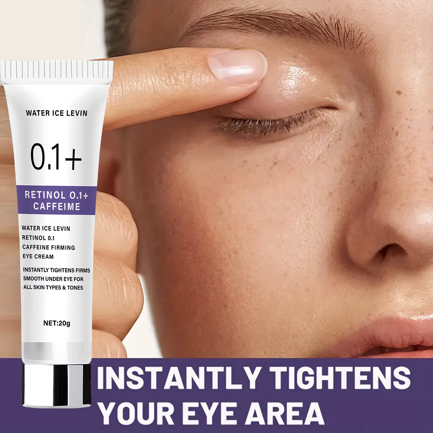 Crème raffermissante pour les yeux au rétinol 0.1+