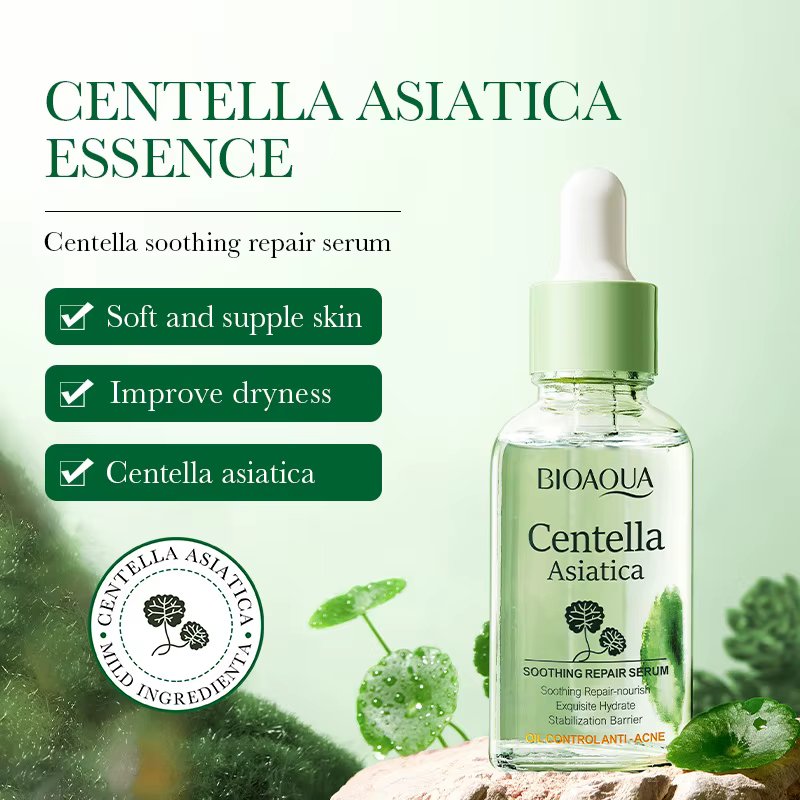 Sérum à l'acide hyaluronique et à la centella BIOAQUA pour le visage