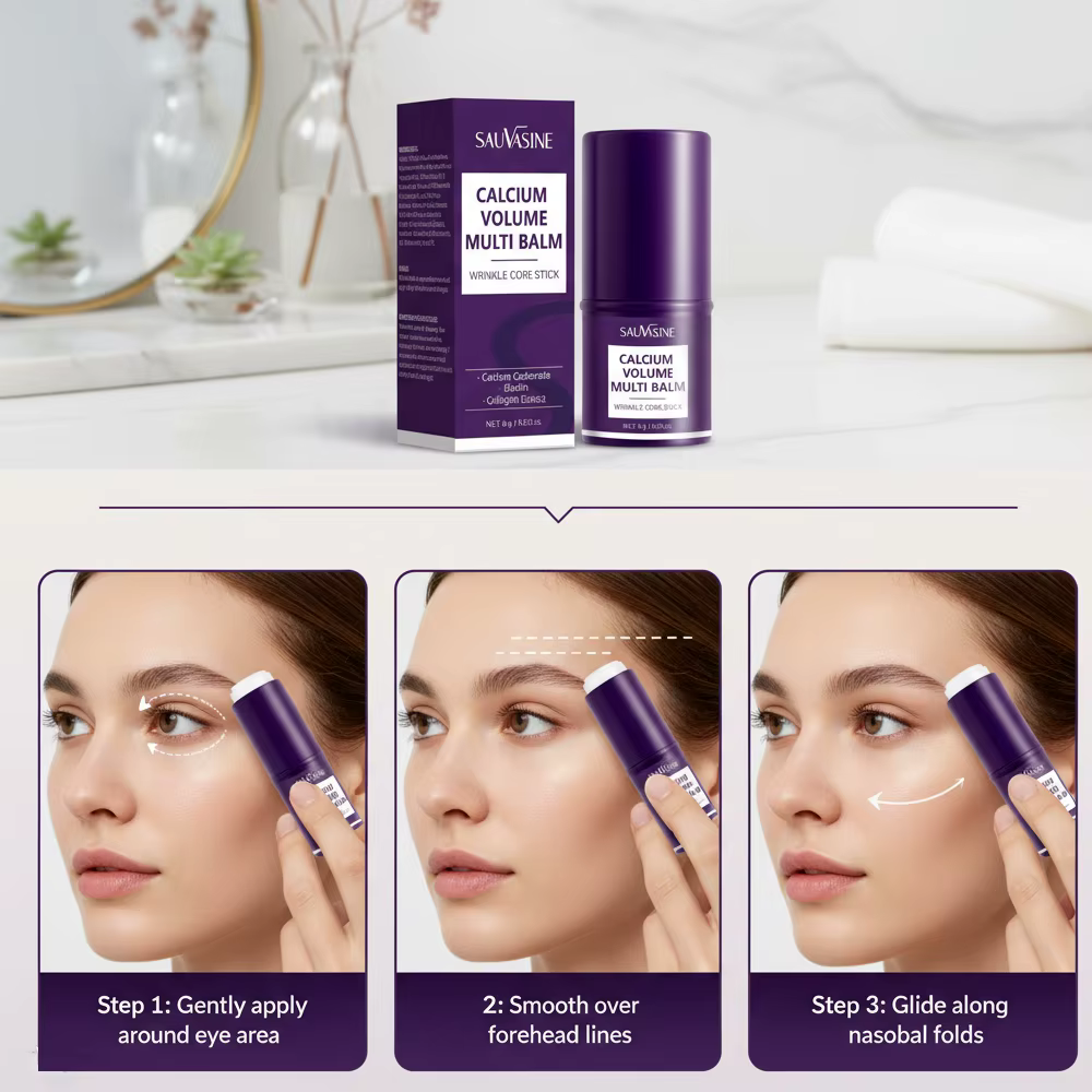 Baume multi-volume de calcium pour lisser les ridules
