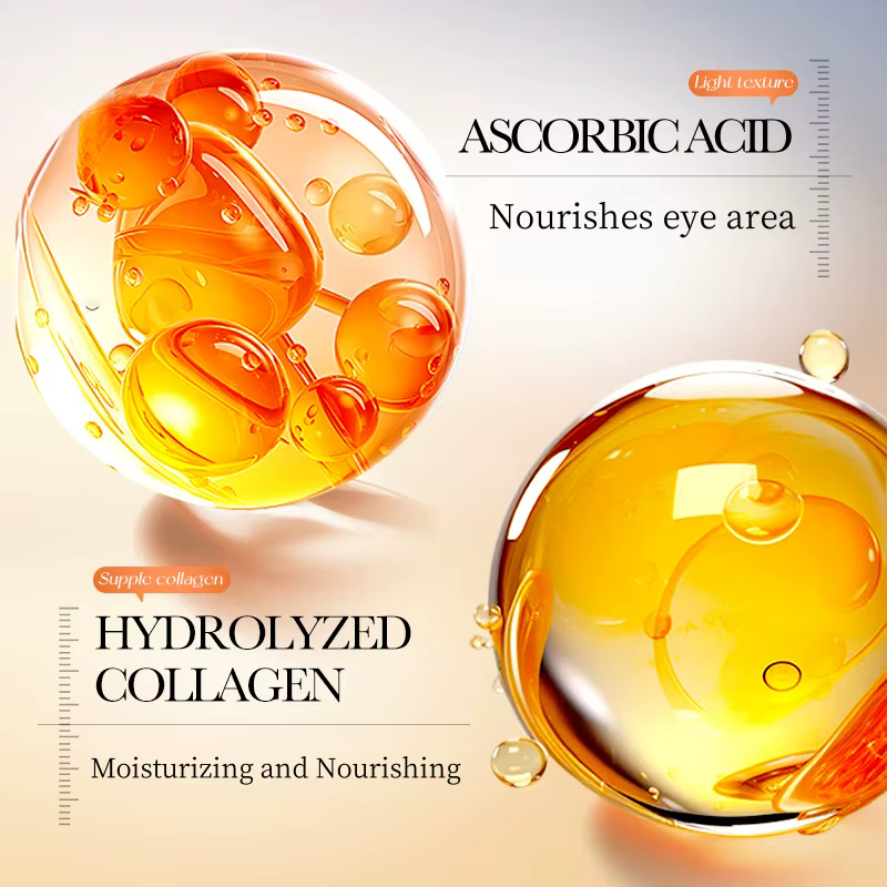 80 pièces masque pour les yeux hydratant au collagène de vitamine C