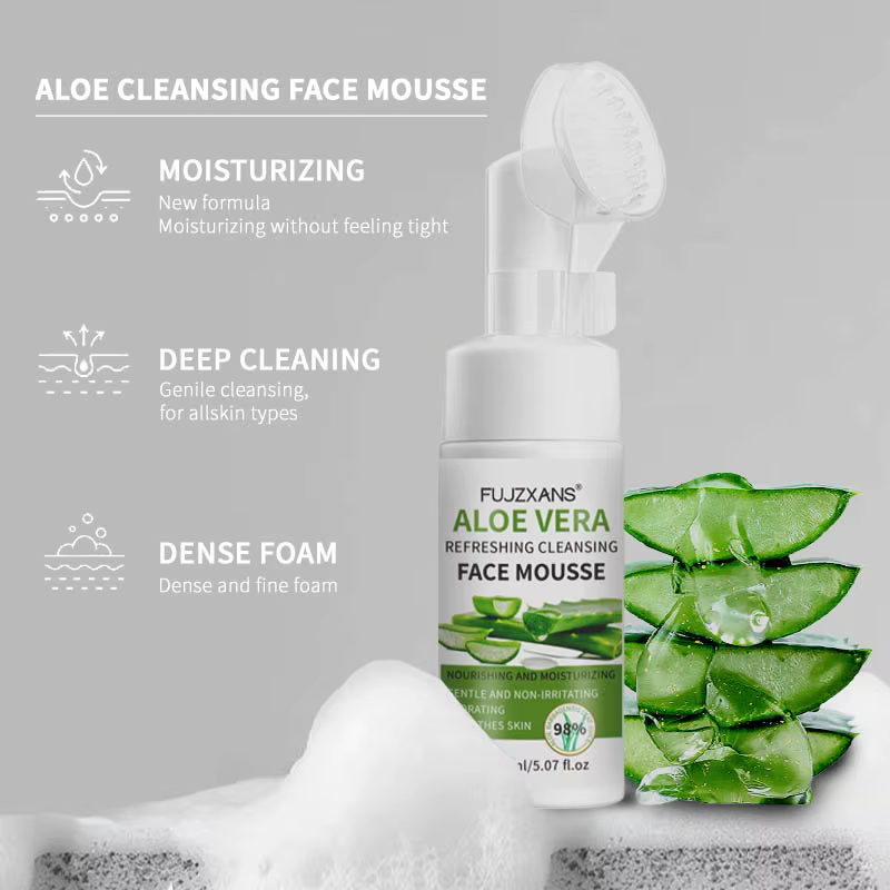 Nettoyant à l'aloe Vera pour le visage