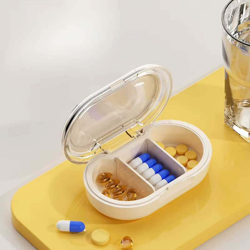 Boîte à médicaments multifonctionnelle, Portable, trois repas par jour, qualité alimentaire, scellée, résistante à l'humidité, résistante à la lumière, boîte de distribution de médicaments