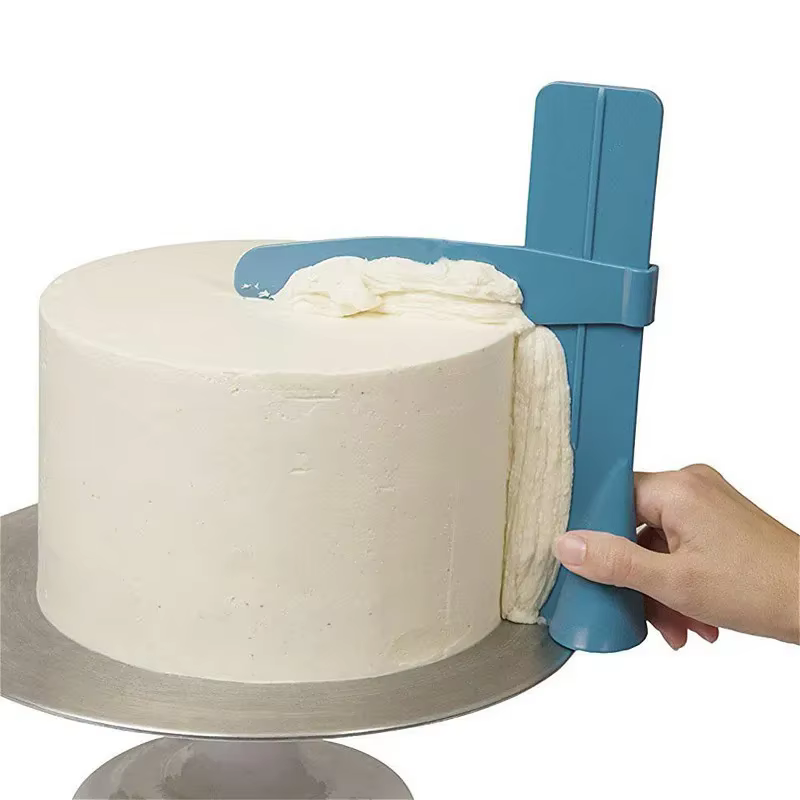 Grattoir à gâteau réglable, spatules à fourmi, lisseur de bord, décoration de crème, ustensiles de cuisson bricolage, outil de cuisine britannique