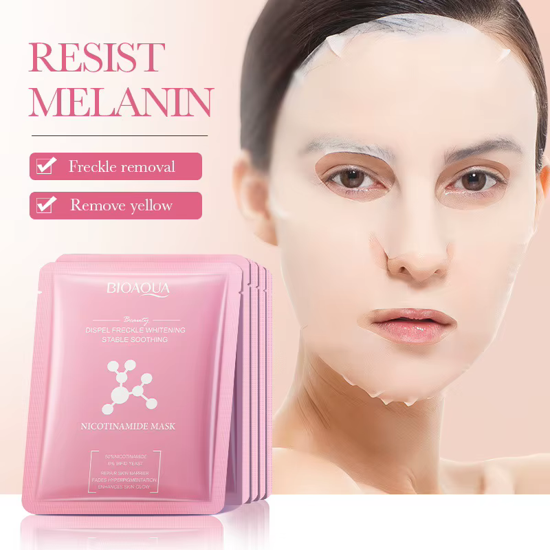 5 pièces BIOAQUA rétinol vitamine C masque Facial Anti-rides hydratant Anti-âge Nicotinamide blanchissant masques faciaux soins de la peau