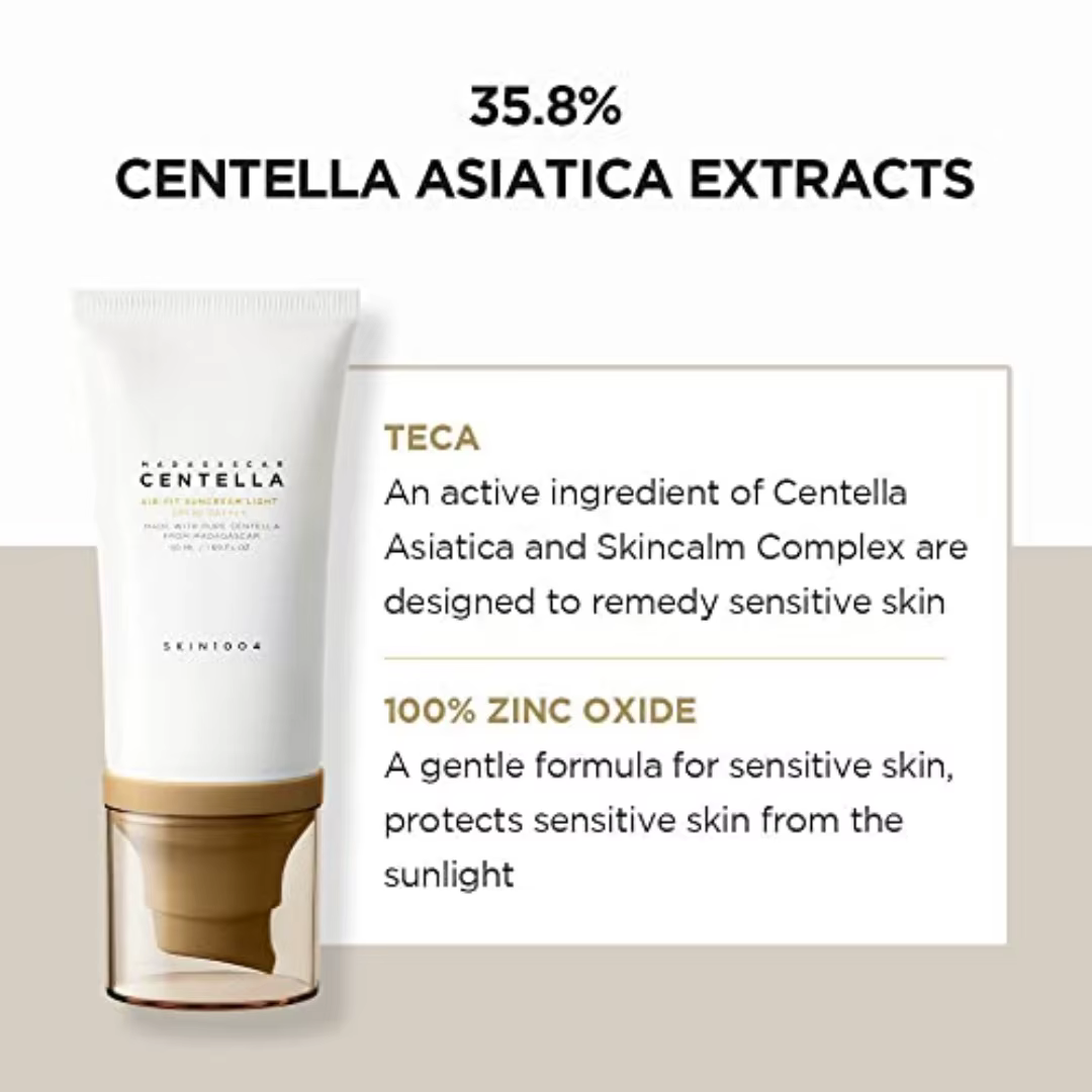 Crème solaire SKIN1004 Madagascar Centella Air-Fit SPF30