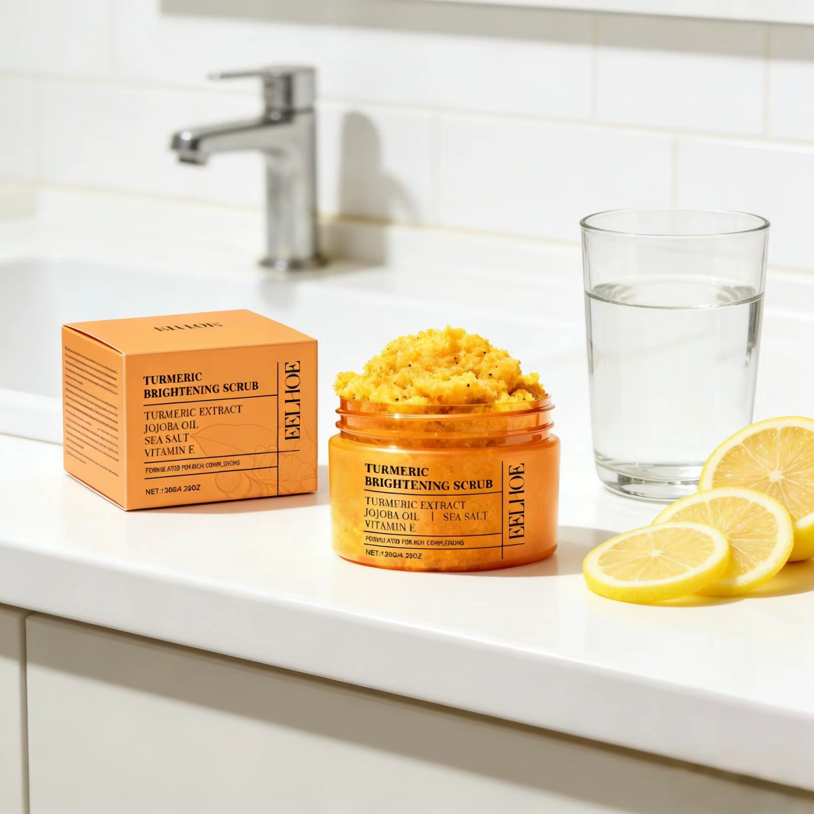 EELHOE Gommage au Curcuma Éclaircissant pour la Peau
