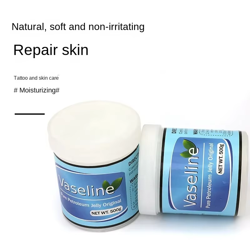 Vaseline pour Tatouage Bouteille Blanche – Adoucit la Kératine