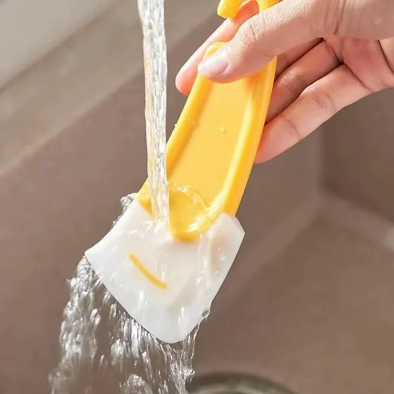 Spatule de nettoyage, grattoir de cuisine à lame souple, brosse pour nettoyer casseroles, poêles et vaisselle sale, outils de nettoyage, outil de cuisson et de pâtisserie, gadget de cuisine