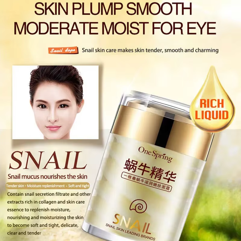 OneSpring-Crème pour le visage blanchissante à l'escargot