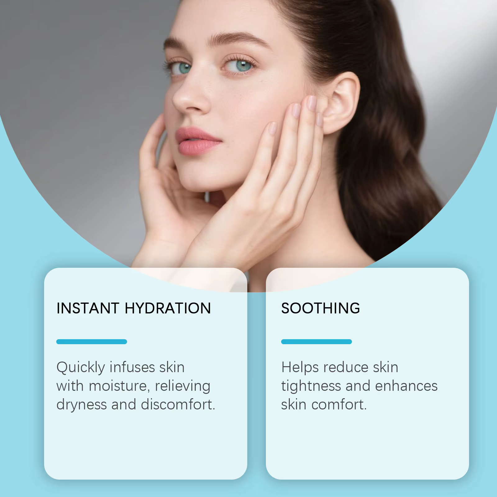 Brume hydratante pour le visage à l'acide hyaluronique