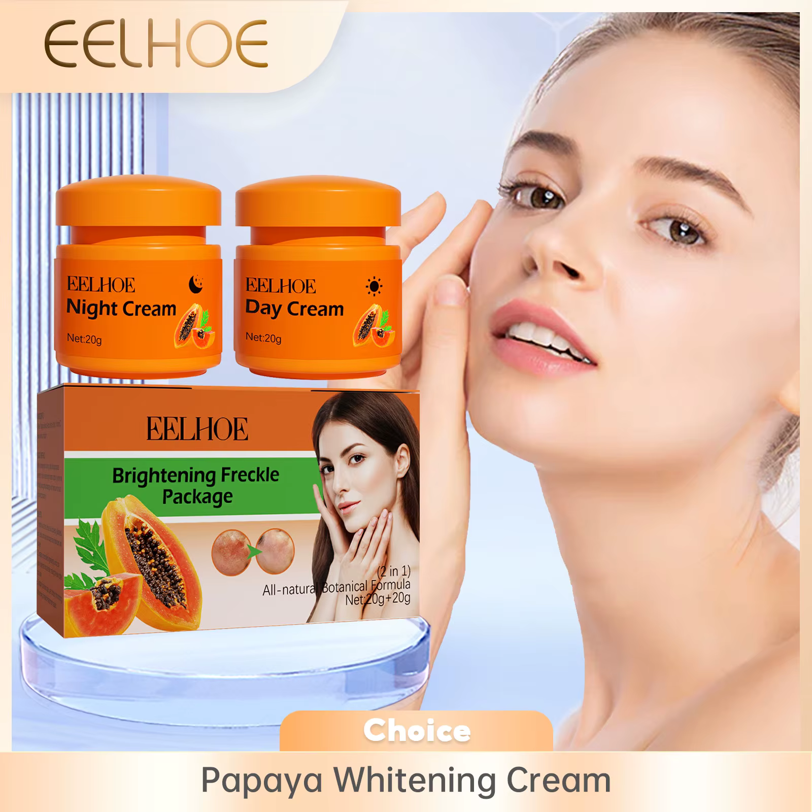 Crème blanchissante pour le visage