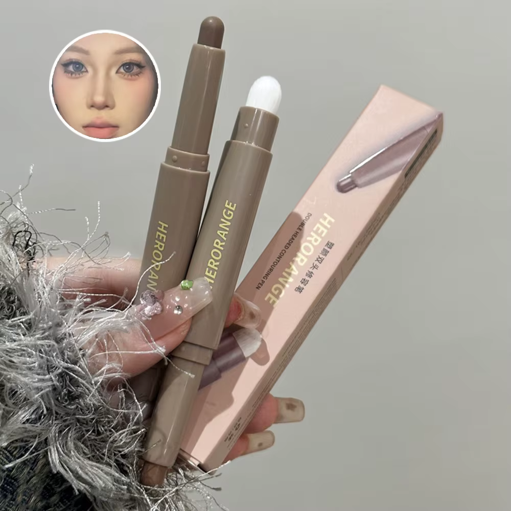 HERORANGE Stylo contour double extrémité pour contour
