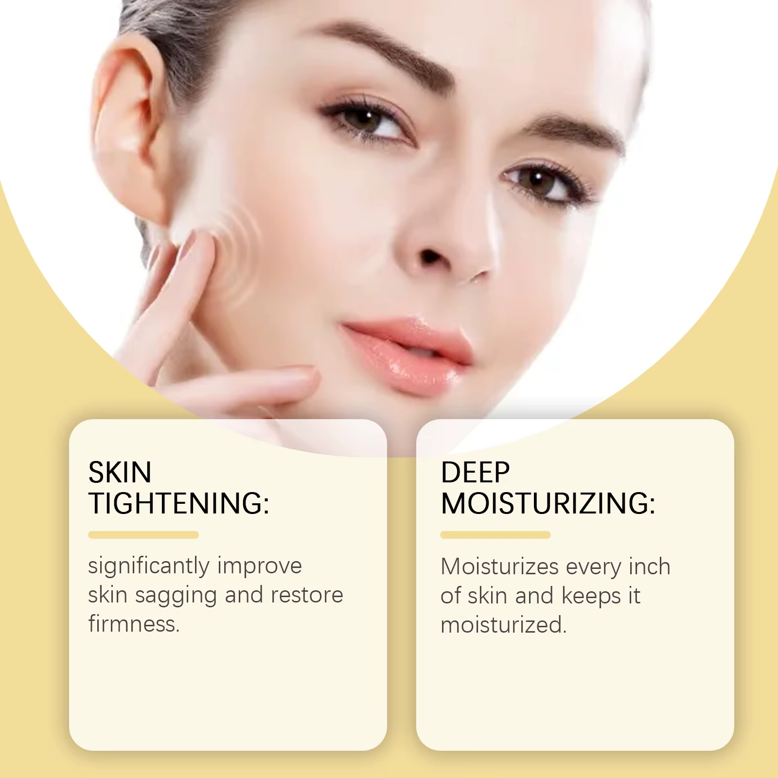 Crème pour le visage au venin d'abeille