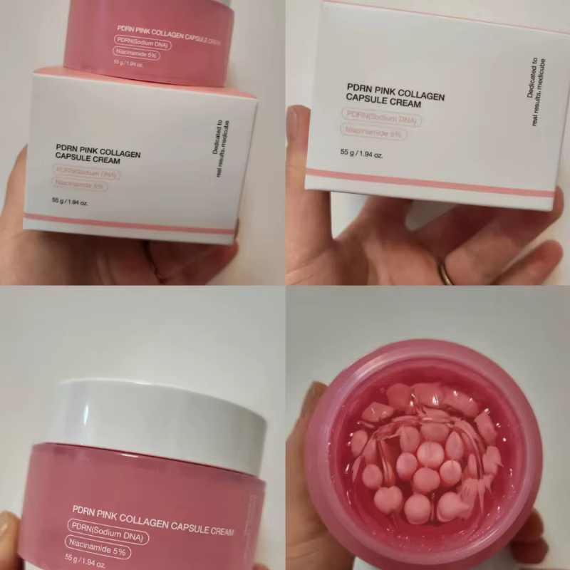 Crème coréenne en capsules de collagène rose PDRN
