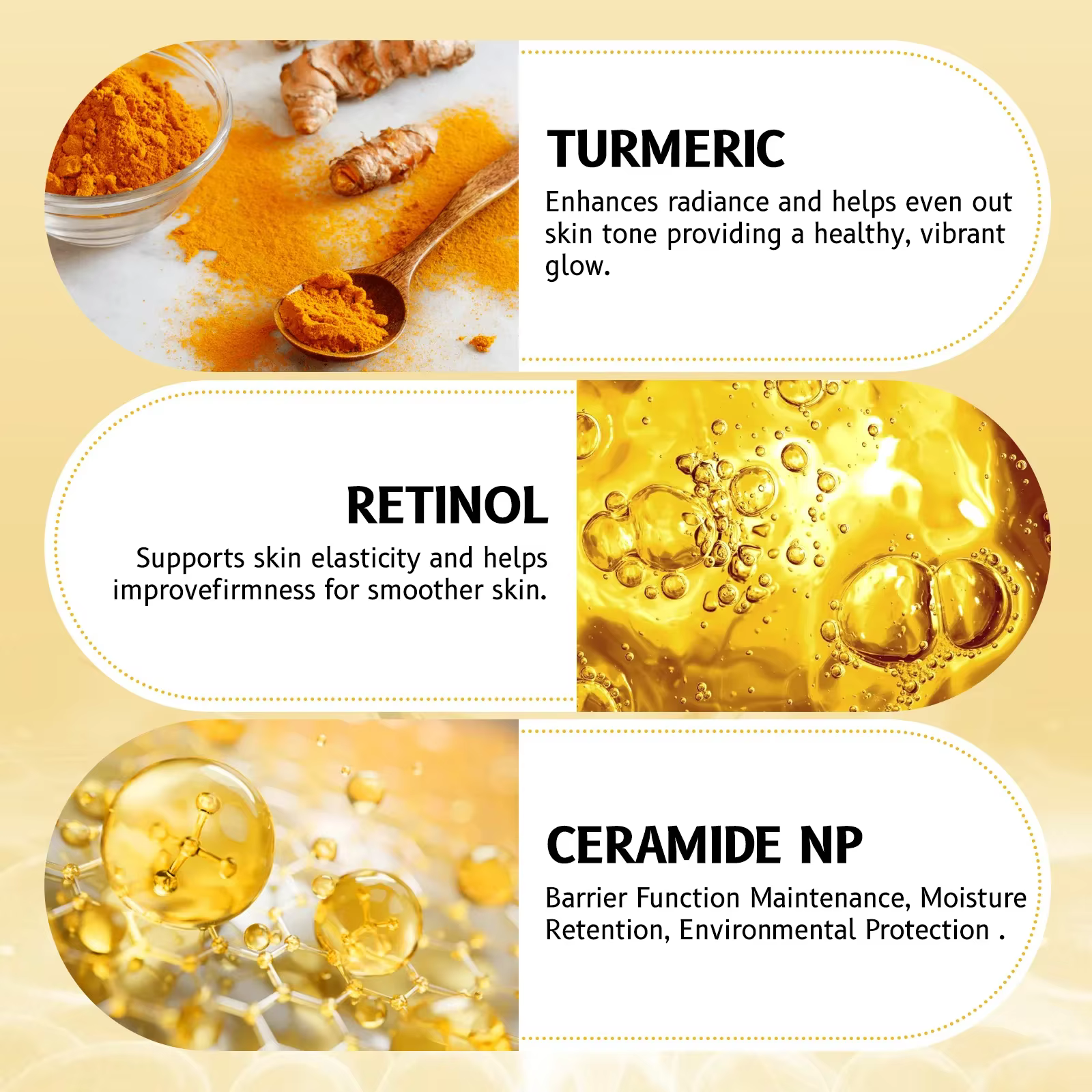 Masque Peel Off pour envelopper la nuit au curcuma