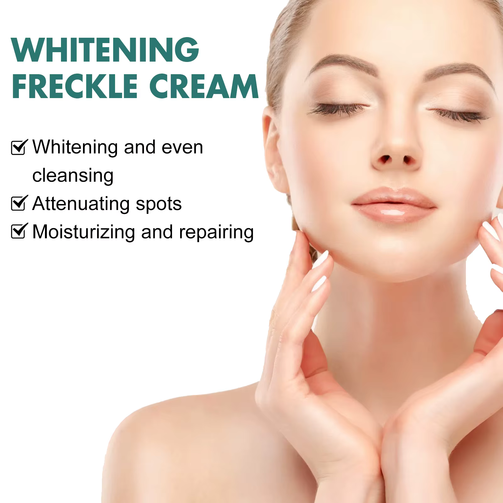 EELHOE Nicotinamide taches de rousseur crème hydratante visage éclaircissant réparation soins de la peau mélasma
