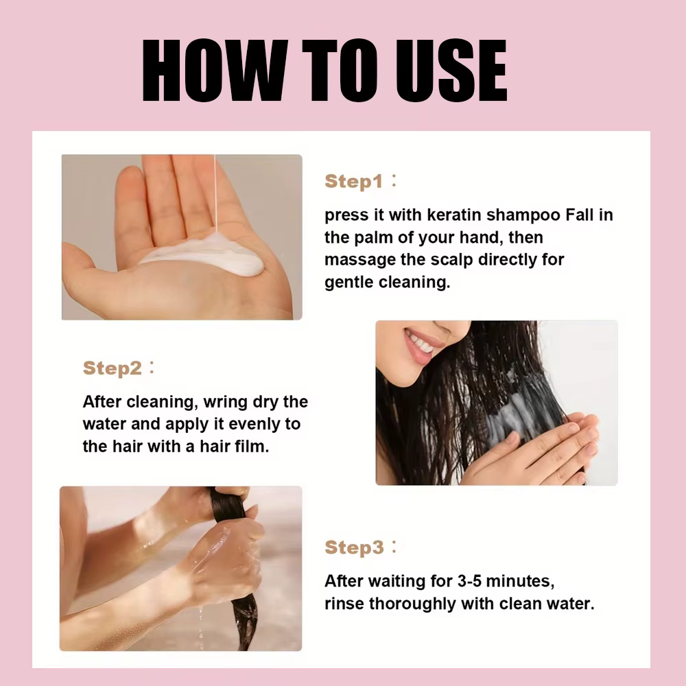 Crème capillaire SAKURA à la kératine et à l'huile d'argan – Réparation intensive pour cheveux secs/endommagés