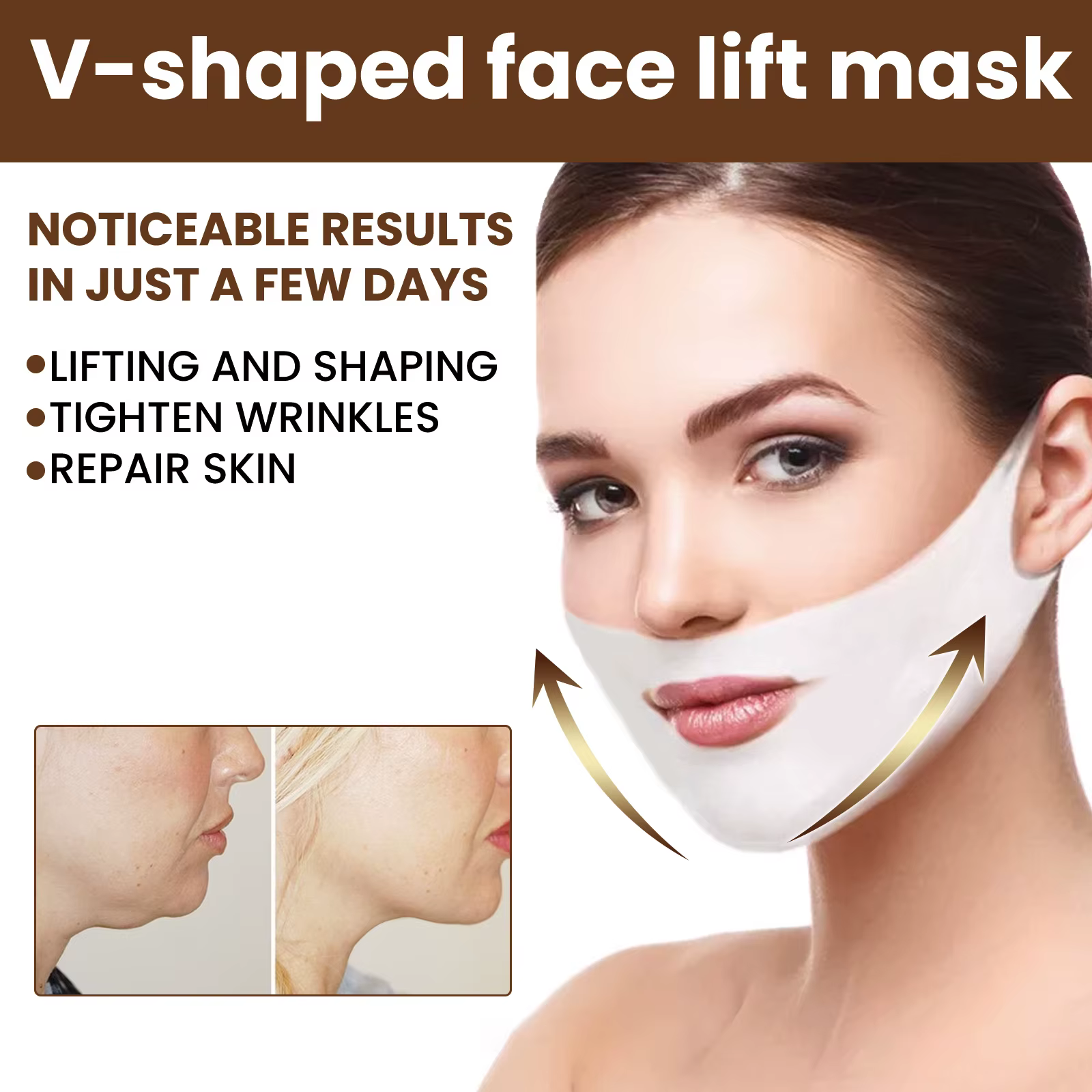 EELHOE masques de Lifting du visage V façonnage