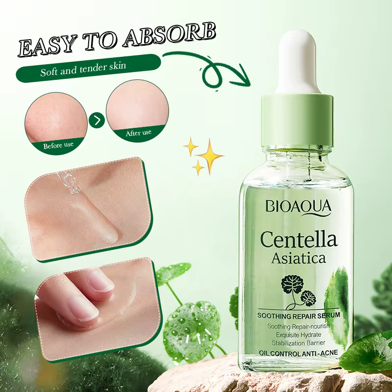 Sérum à l'acide hyaluronique et à la centella BIOAQUA pour le visage