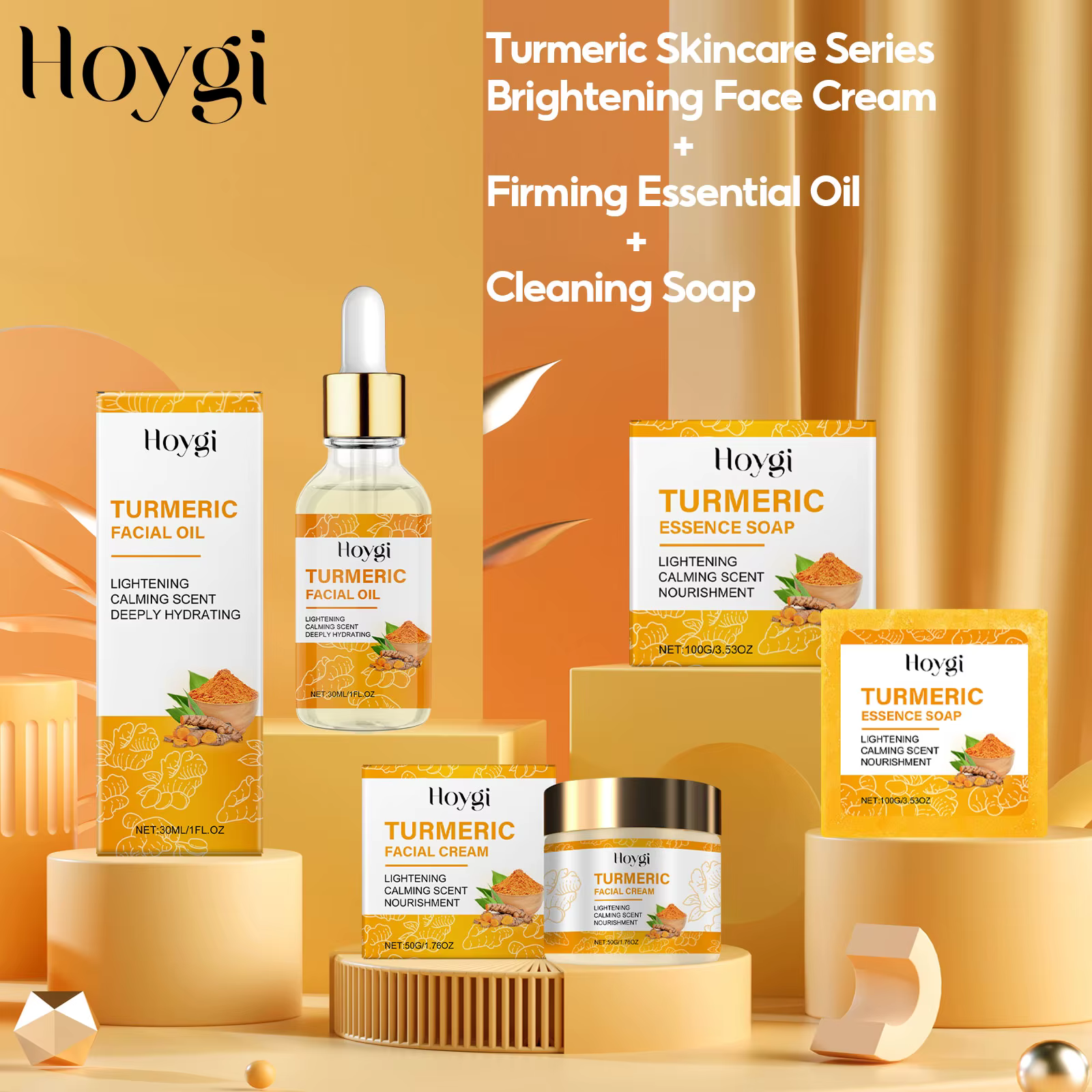 Huile essentielle de curcuma pour le visage