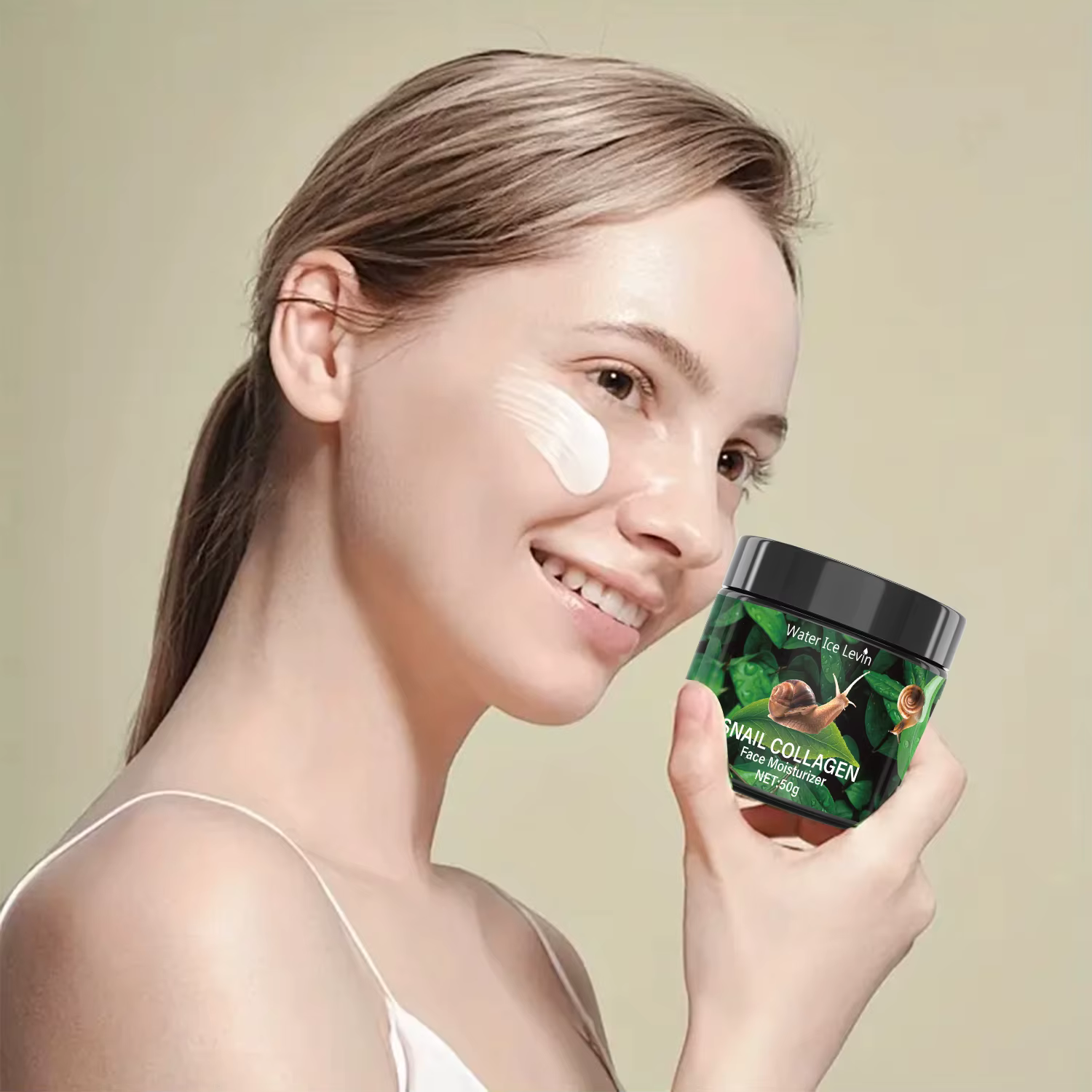Crème Hydratante Escargot 50g - Collagène Végétal & Vitamine E