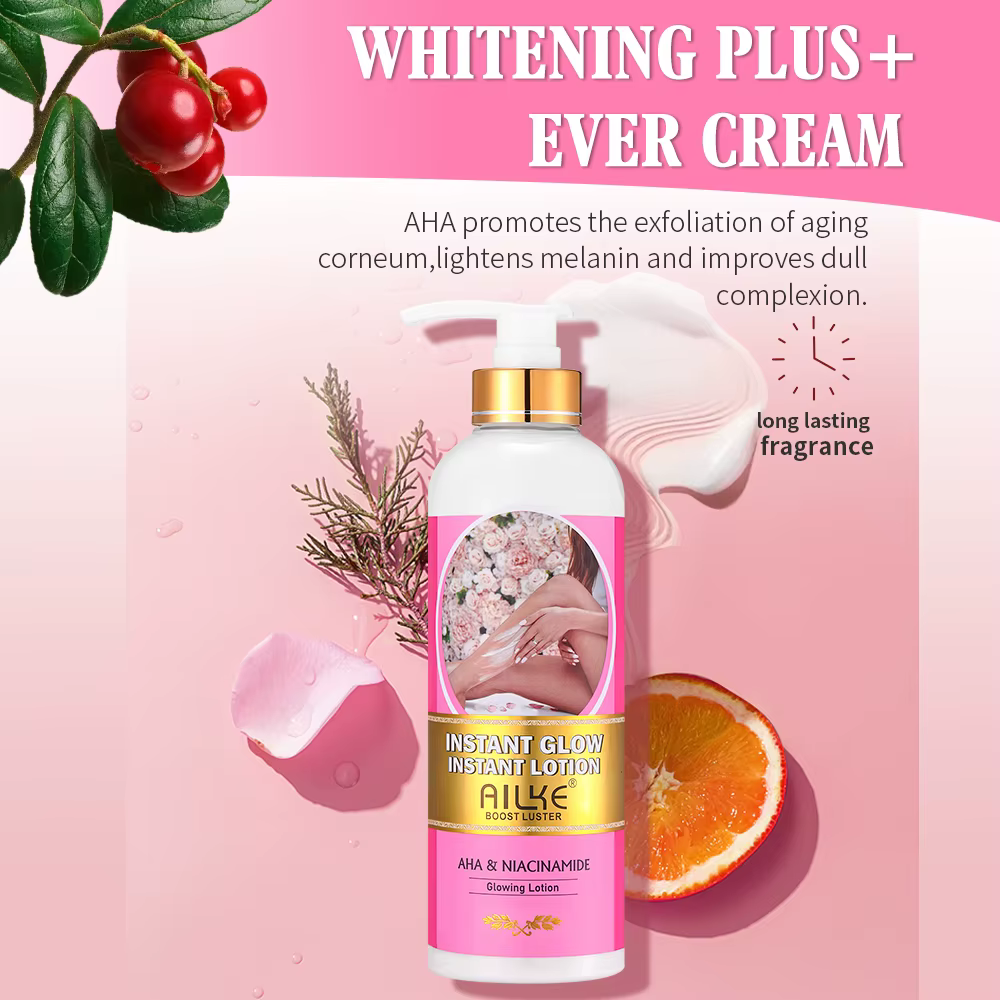 Crème éclaircissante pour le corps avec AHA et Niacinamide