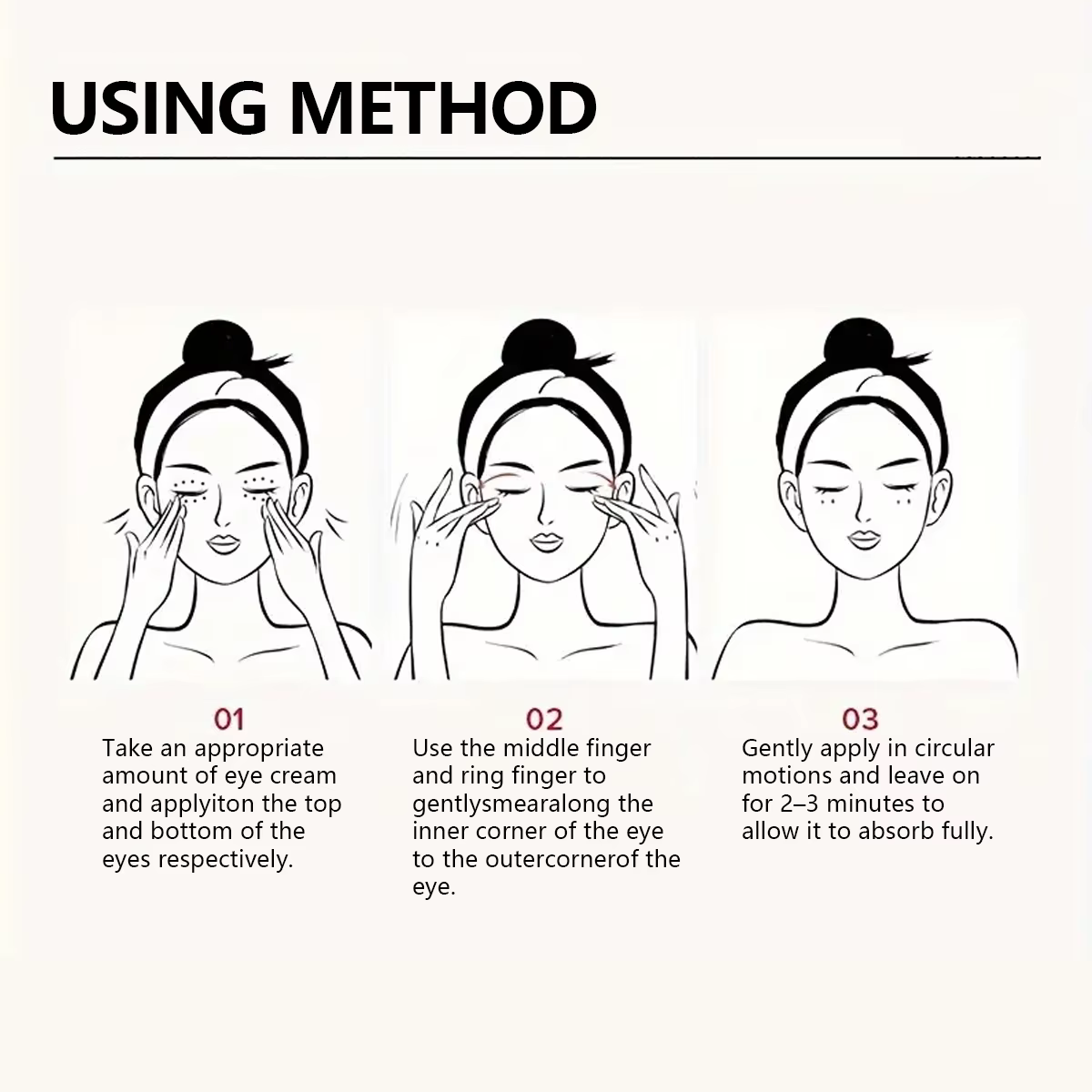 Crème gel pour les yeux neutre et hypoallergénique pour adultes