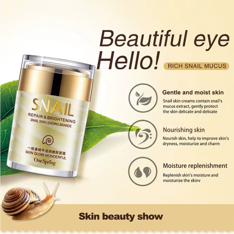 Soins de la peau crème d'escargot