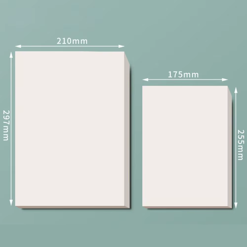 40/100 feuilles de papier à tirage vierge grilles/blanc A4/B5 papier de calcul Beige Protection des yeux papier arithmétique école bureau