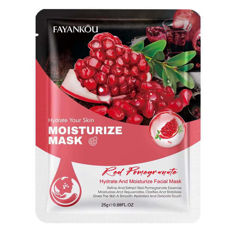 Masques faciaux à Fruits pour soins de la peau