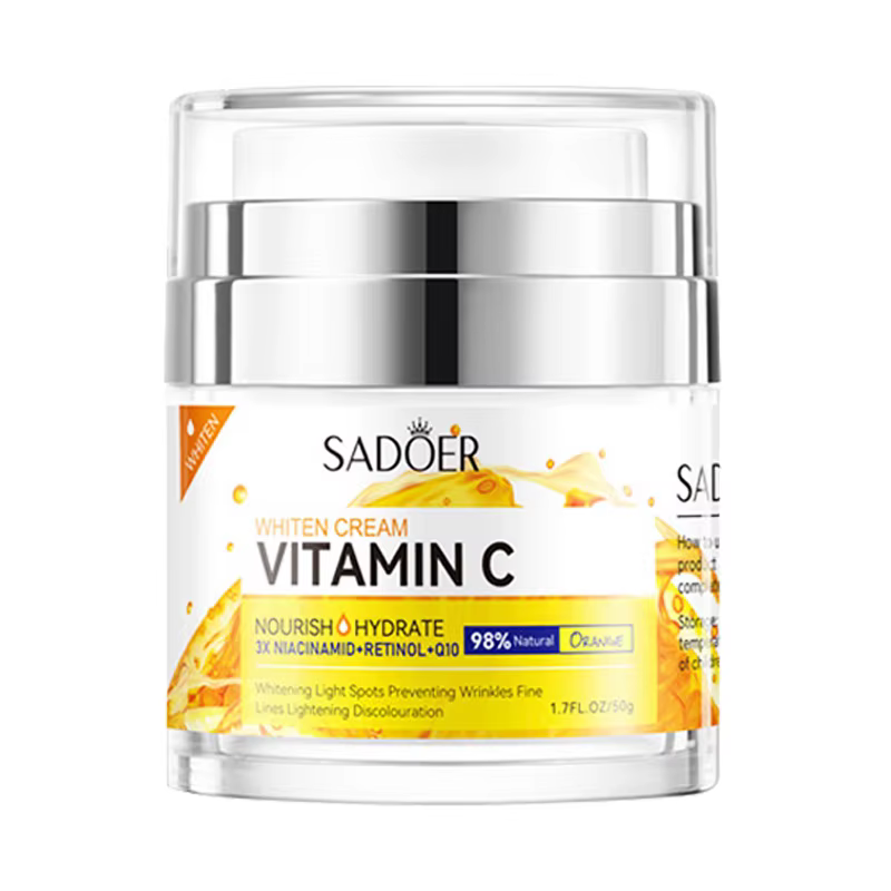 SADOER vitamine C collagène crème pour le visage Anti-rides hydratant blanchissant
