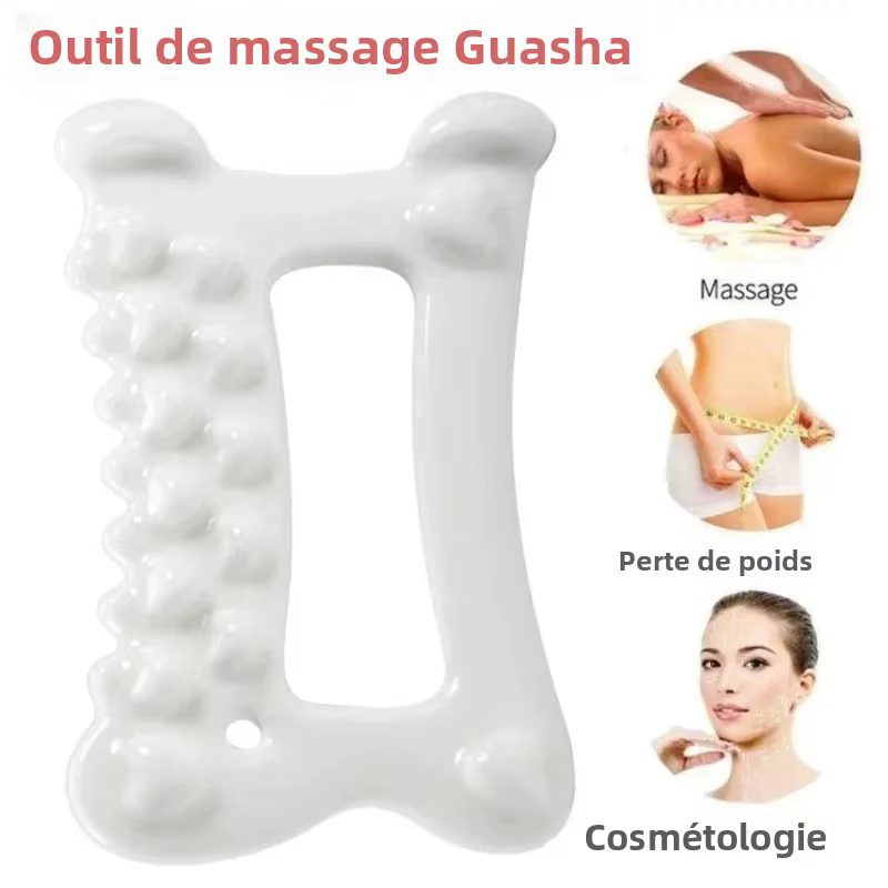 Planche de massage GuaSha pour le visage