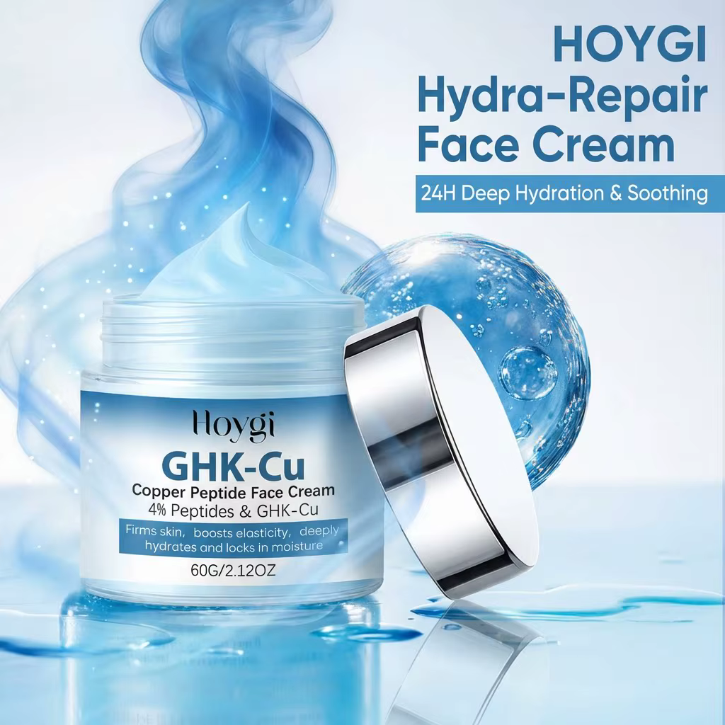 Crème pour le visage au peptide de cuivre GHK-Cu 60g