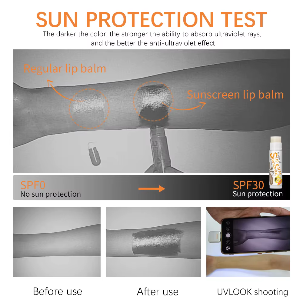 Nouveau baume à lèvres de protection solaire SPF30