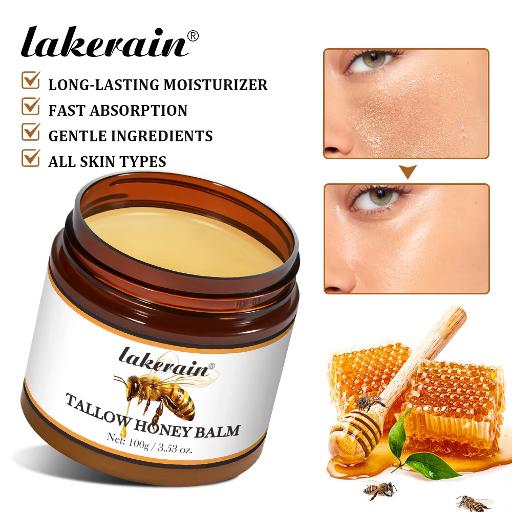 Baume au miel Tallow spécifiquement pour sécheresse et démangeaisons peau hydratante boeuf