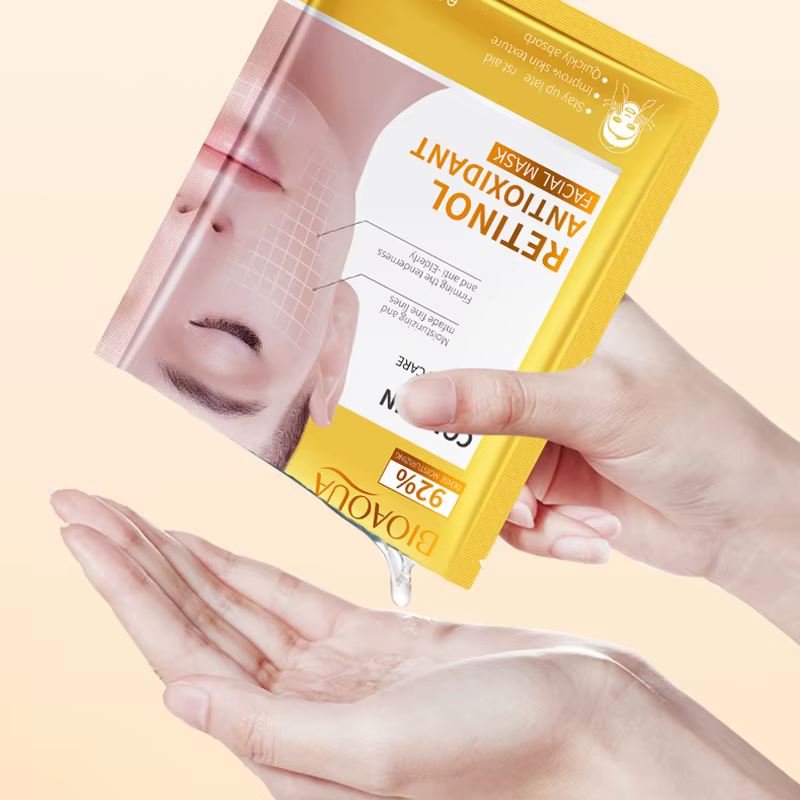 15 pièces BIOAQUA rétinol collagène masques pour le visage raffermissant hydratant nourrissant