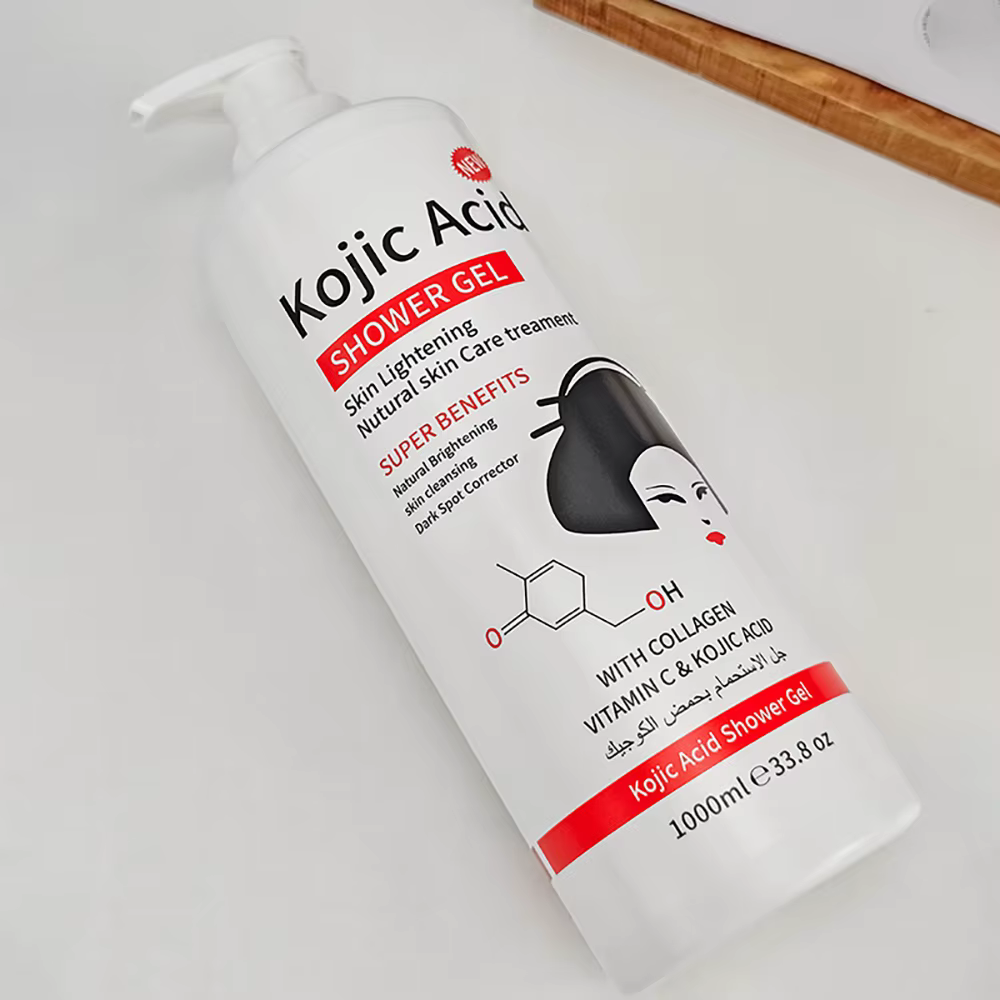 Gel douche à l'acide kojique