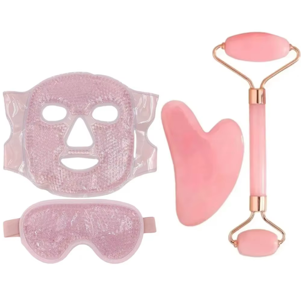 Ensemble de soins du visage 4 pièces : Masque en gel +