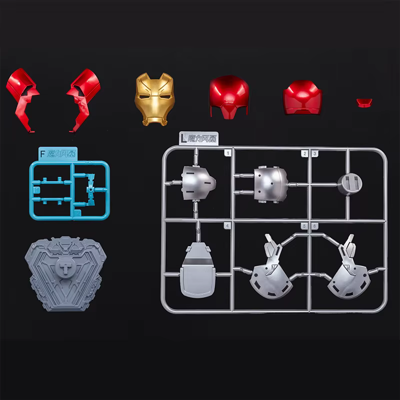 MORSTORM Original Iron Man casque masque Machine de guerre MK16 MK42 MK85 bricolage peut ouvrir fermer jouets modèle figurine d'action assemblé cadeau